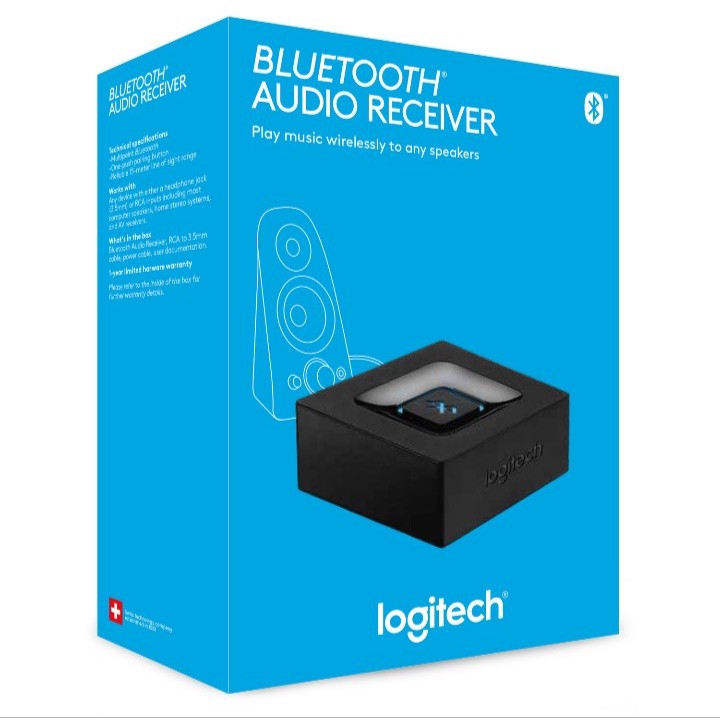 Jual Logitech BLUETOOTH AUDIO RECEIVER Streaming secara wireless OriginaL Shopee Indonesia