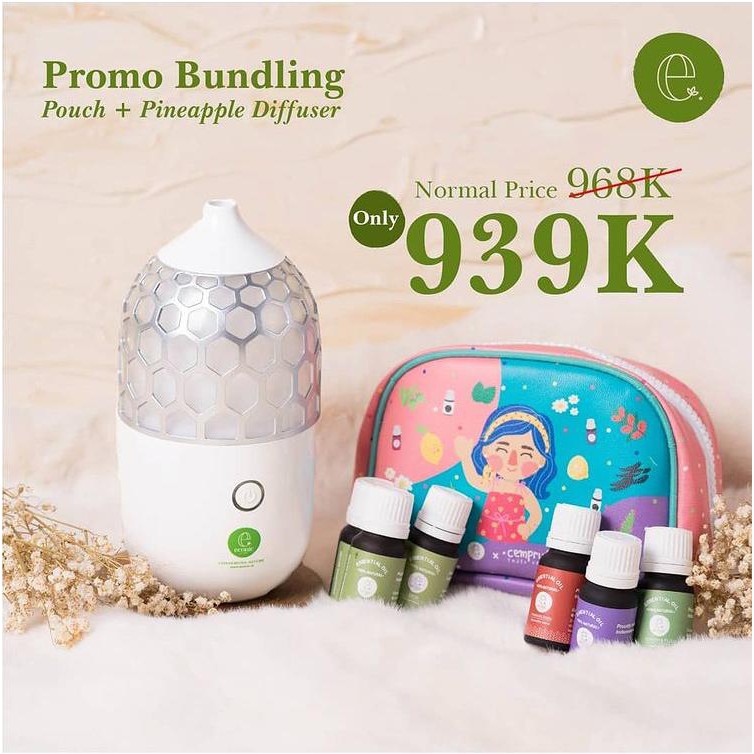 Jual Paket Bundling Pineapple Diffuser + Pouch 6pcs | Shopee Indonesia