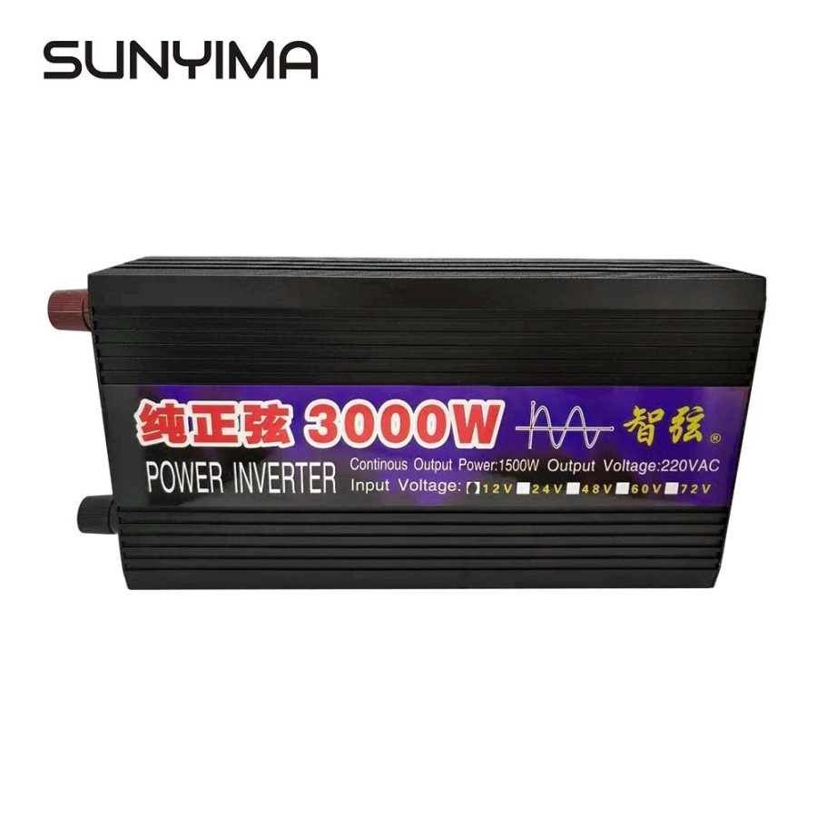 Jual Power Inverter Solar Panel PLTS PSW Pure Sine Wave 3000 Watt 12 ...