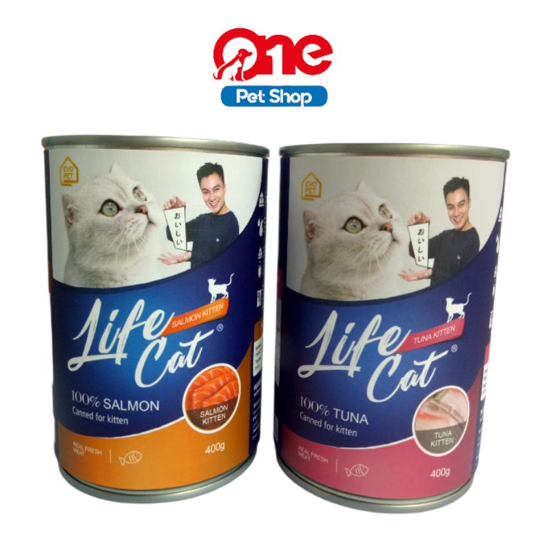 Jual Life Cat Kaleng Kitten Wet Food Makanan Basah Kucing LifeCat