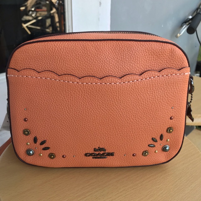 Coach rivets best sale camera bag