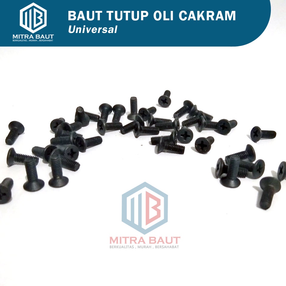 Jual [ Paket 50 Pcs ] Baut Master Rem/Baut Tutup Oli Cakram/Baut Tutup ...