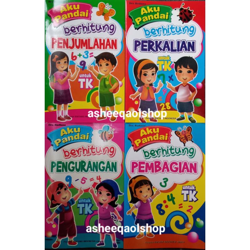 Jual Buku Aku Pandai Berhitung Penjumlahanpenguranganperkalianpembagian Untuk Tk Shopee 8211