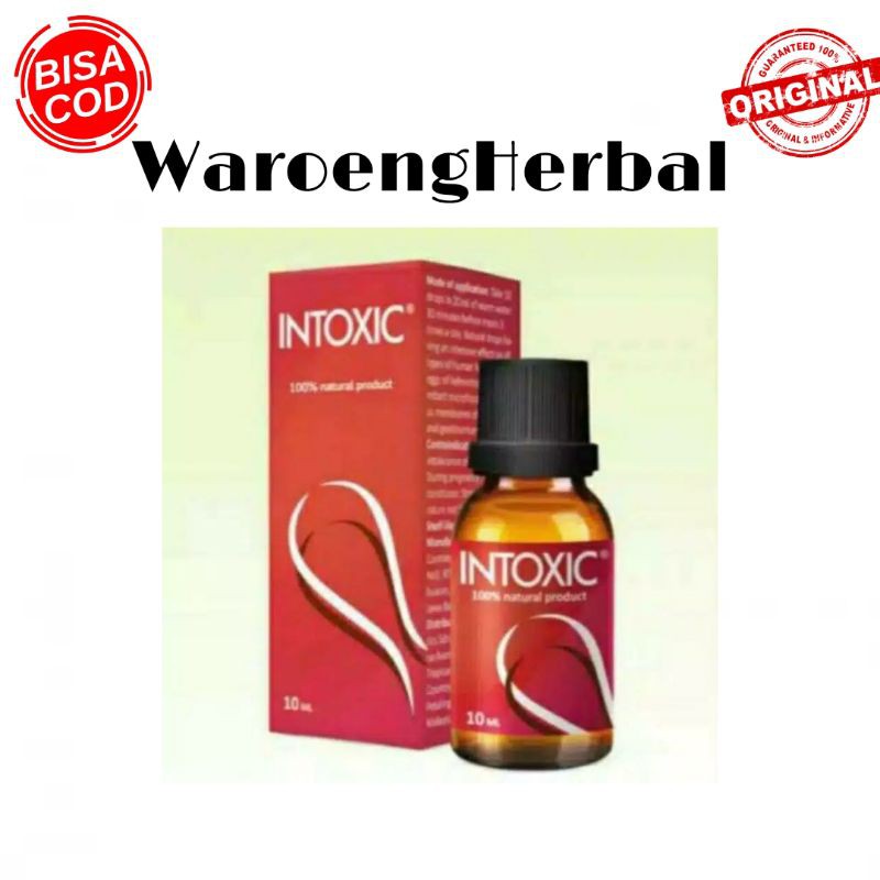 Jual 100% ORIGINAL Intoxic Cairan Herbal Anti Parasit 100% Original ...