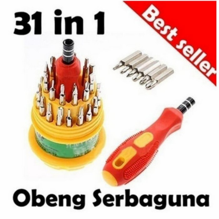 Jual Obeng Set Multi 31 in 1 Screwdriver | Shopee Indonesia