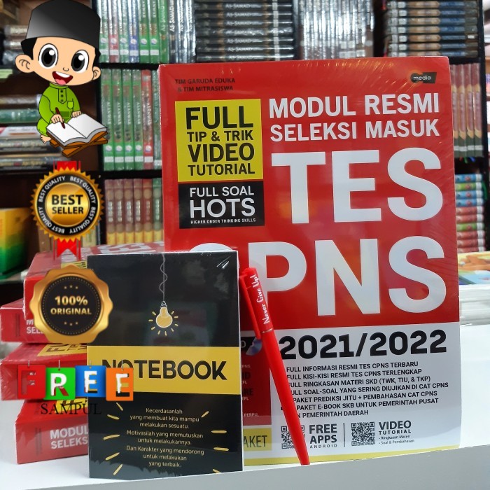 Jual Buku Modul Resmi Seleksi Masuk Tes Cpns 2021/2022 Original Book ...