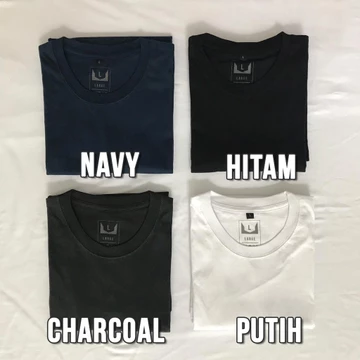 Kaos Polos Lengan Pendek Cotton Combed 30S