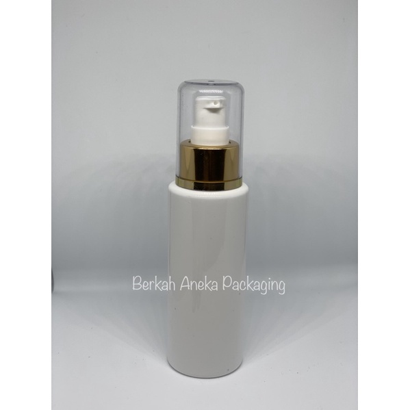 Jual Botol Pump 100ml Gold/ botol sabun, botol toner | Shopee Indonesia