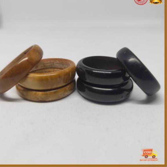 Jual Fbw Cincin Kaukah Kokka Polos Hitam Coklat Original Kayu Koka Kokah Kokkah Kauka