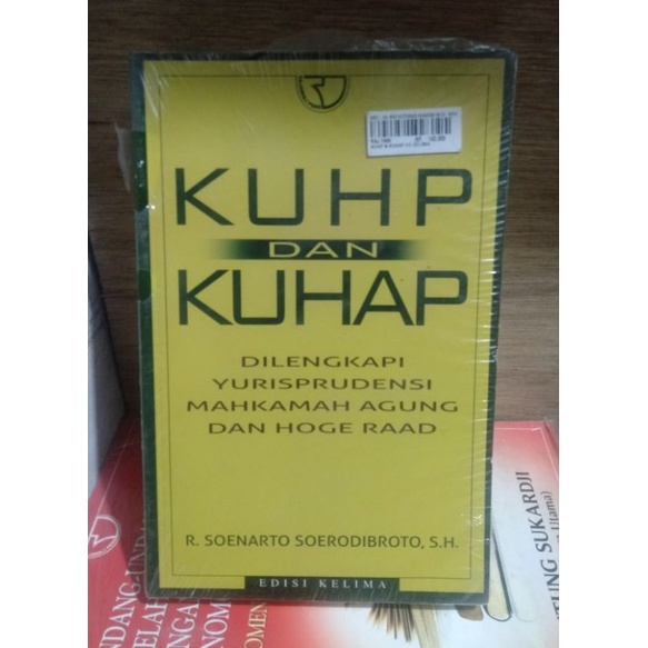 Jual BUKU KUHP DAN KUHAP Dilengkapi Yurisprudensi Mahkamah Agung & Hoge ...