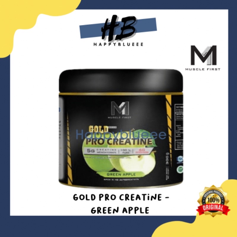 Jual Muscle First Gold Pro Creatine Rasa Apple 360G | Shopee Indonesia