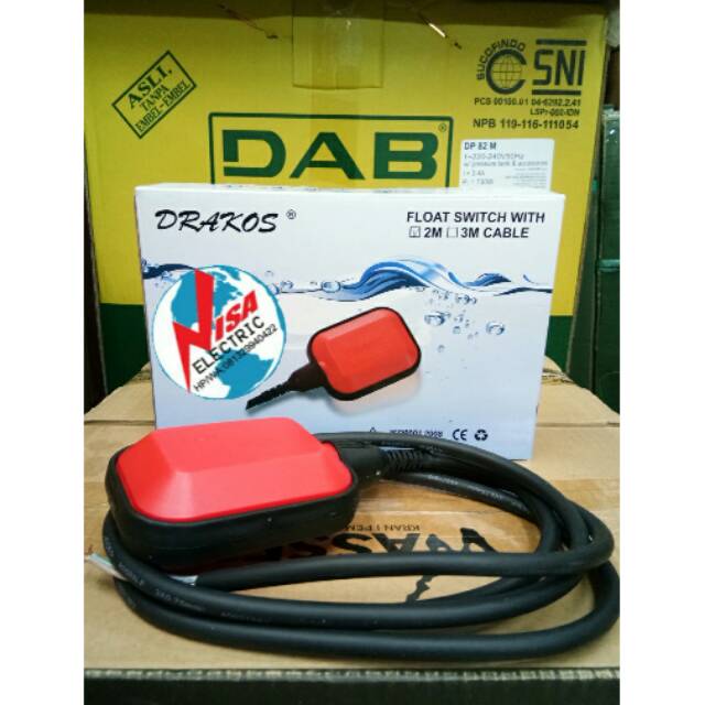 Jual Float Switch / Floating Control panjang kabel 2meter | Shopee ...