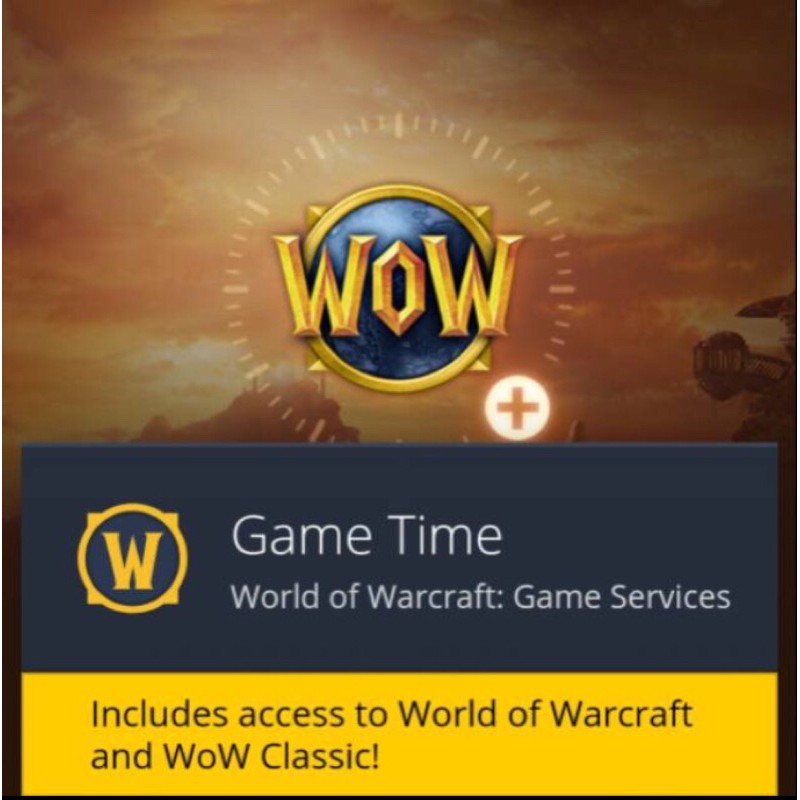 Jual World of Warcraft WOW Game Time 60 days Shopee Indonesia