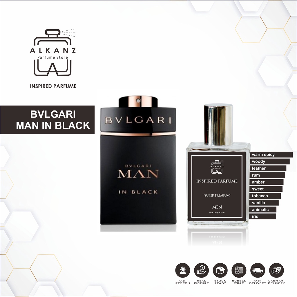 Wangi bvlgari 2025 man in black