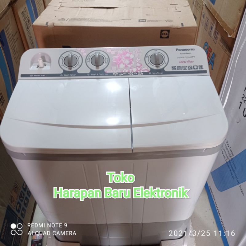 Jual Mesin Cuci PANASONIC 2 Tabung NA-W76BBZ2 7Kg | Shopee Indonesia