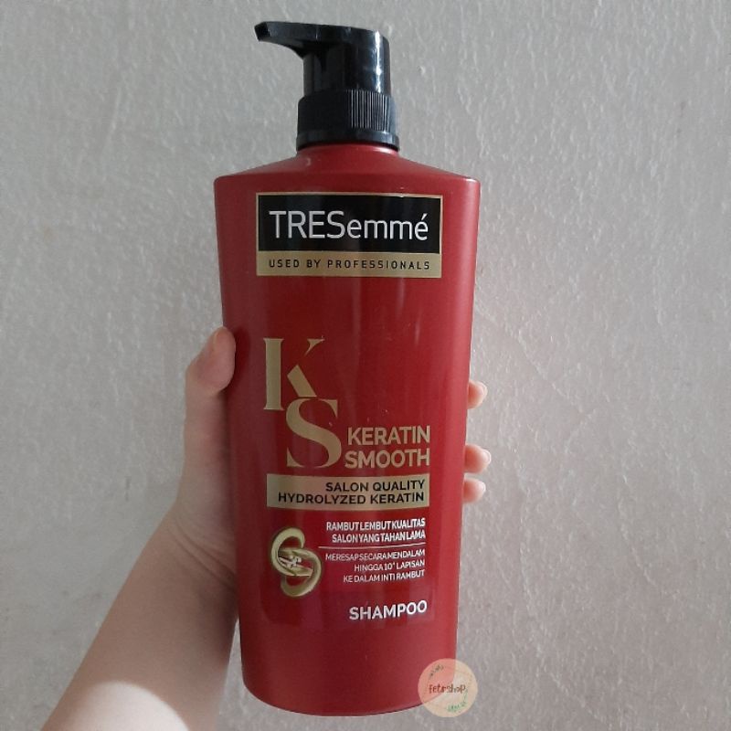 Jual Tresemme Shampoo Keratin Smooth Hair Fall Control 670 Ml 850 Ml Shopee Indonesia 
