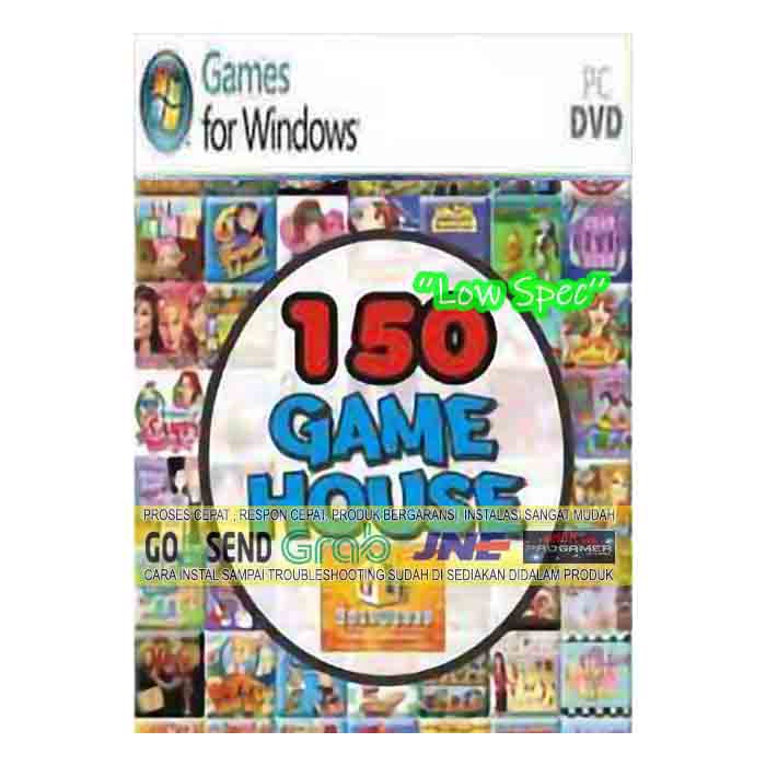 Jual GAME HOUSE COLLECTION + 150 GAME CD DVD PC GAME GAME PC