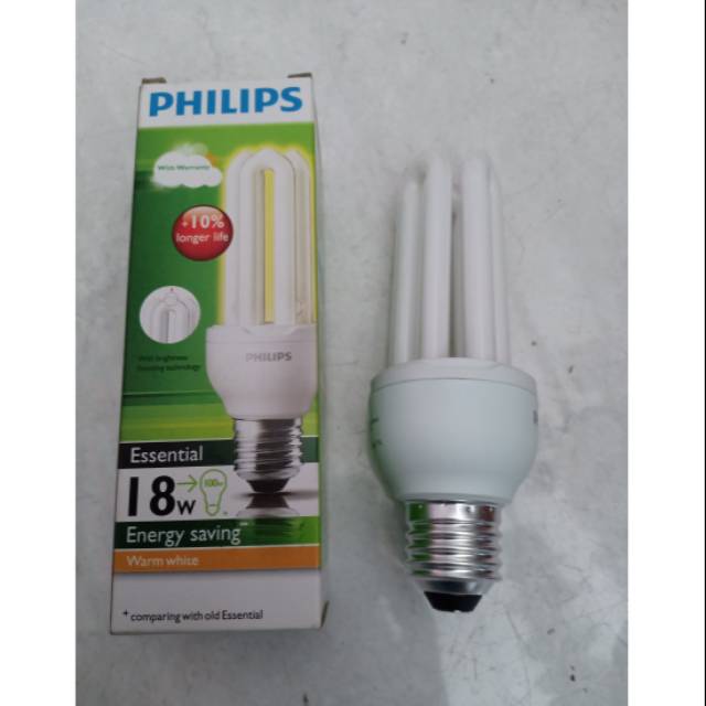 Jual Lampu Philips Essential Wat Hemat Energi Warna Kuning Shopee Indonesia