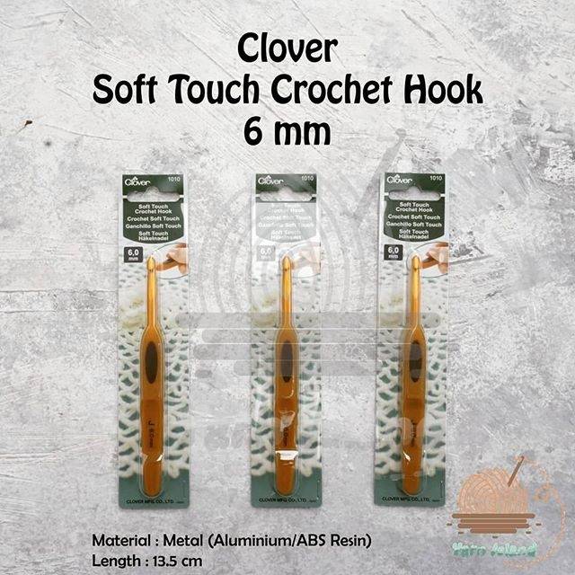Clover Soft Touch Crochet Hook 6mm
