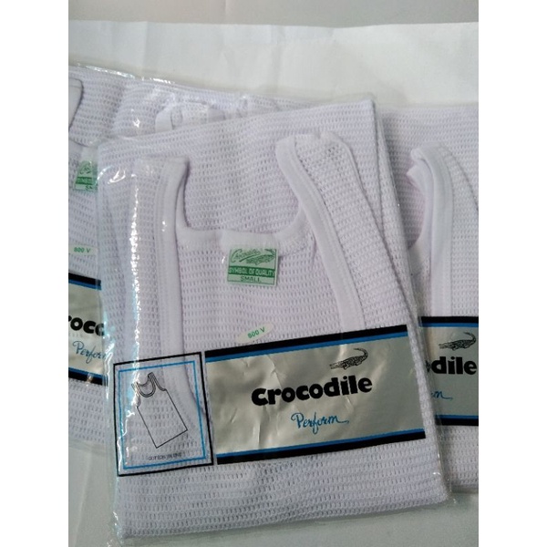 Jual singlet jala crocodile putih size S dan M | Shopee Indonesia