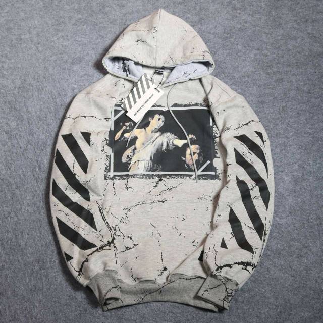 Hoodie off hotsell white marble