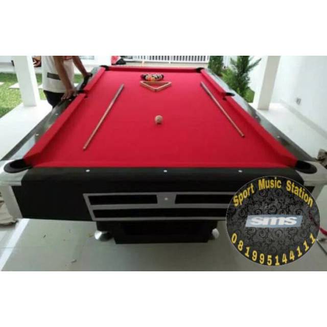 Jual Billiard Bilyar Biliard Pool Table 9ft Bola Besar Marmer Bonus ...