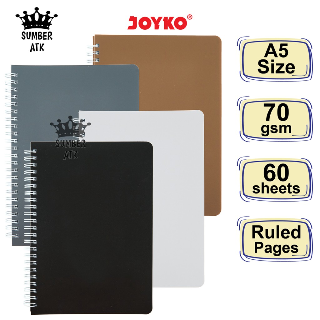 Jual Ruled Notebook Diary Agenda Buku Catatan Bergaris Joyko Nb 690