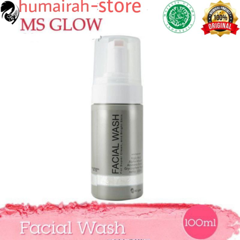 Jual Ms Glow Facial Wash Sabun Cuci Muka 100ml Shopee Indonesia