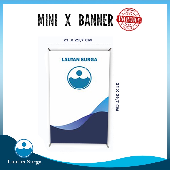 Jual STAND BANNER MINI A3 X BANNER KECIL MINI A4 MINI X BANNER MURAH ...