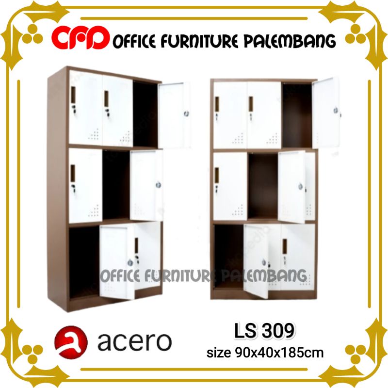 Jual Lemari Locker Besi 9 Pintu Acero LS 309 Lemari Arsip File Cabinet ...