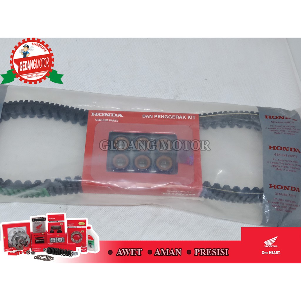 Jual VANBELT VBELT VARIO 150 ESP SET ASLI HONDA ( 23100K36BA0