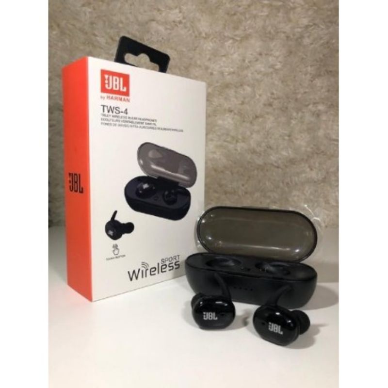 Jual WIRELESS EARPHONE BLUETOOTH JBL TWS 4 STEREO BY HARMAN KARDON JBL TWS4 Shopee Indonesia