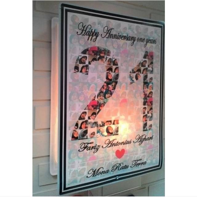 Jual Edit Foto Mozaik dengan Frame Block Poster ukuran 12R dll. -  Multicolor di Seller AJ_store - Karanganyar, Kota Bandung