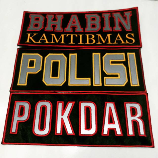Jual Logo Bordir Belakang Rompi/Pdh/Poloshirt - DuapuluhTujuh Military ...