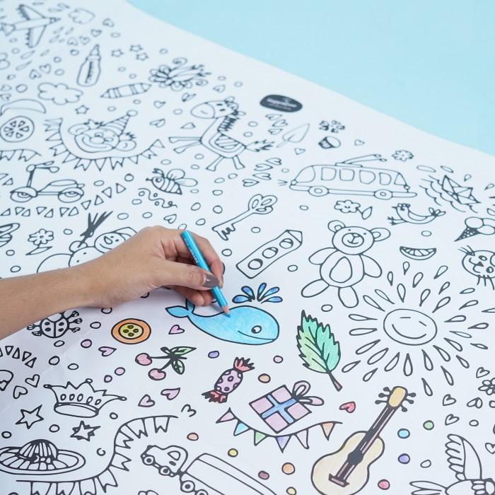 Jual Giant Coloring Sheet / Giant Coloring Poster / Kertas Mewarnai