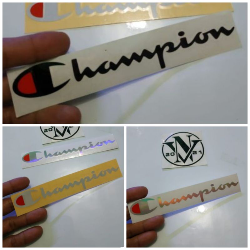 Jual sticker CHAMPIONS | Shopee Indonesia