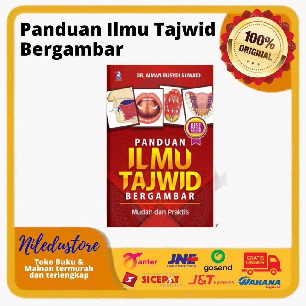 Jual Panduan Ilmu Tajwid Bergambar / Dr. Aiman Rusydi Suwaid / Penerbit ...