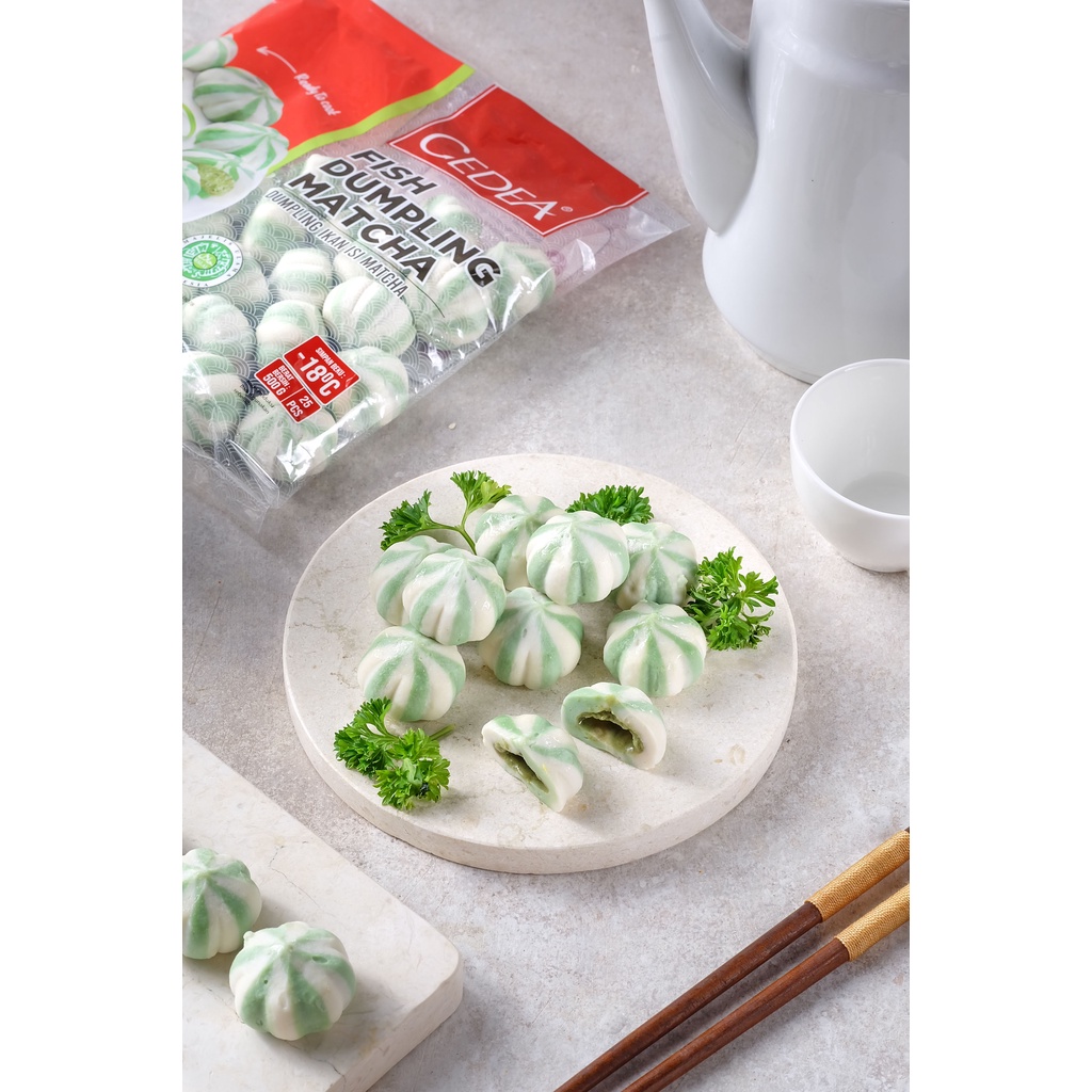 Jual CEDEA FISH DUMPLING MATCHA [500G] | Shopee Indonesia