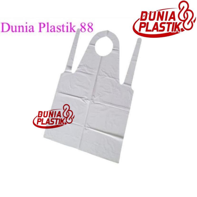 Jual Harga Pcs Celemek Apron Pelindung Bahan Plastik Sekali Pakai