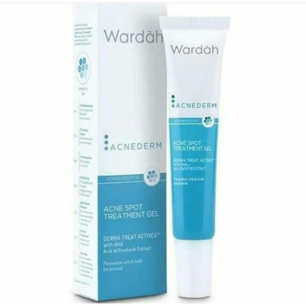 Jual WARDAH Acnederm Acne Spot Treatment Gel 15ml | Shopee Indonesia