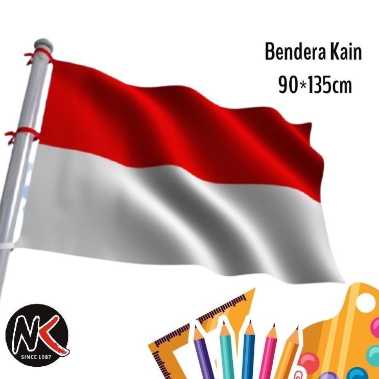 Jual Bendera Kain Merah Putih 90x135 | Shopee Indonesia