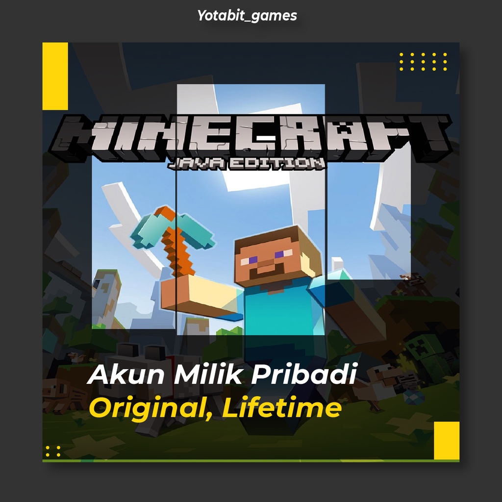 Jual MINECRAFT JAVA EDITION ORIGINAL GAME | Shopee Indonesia