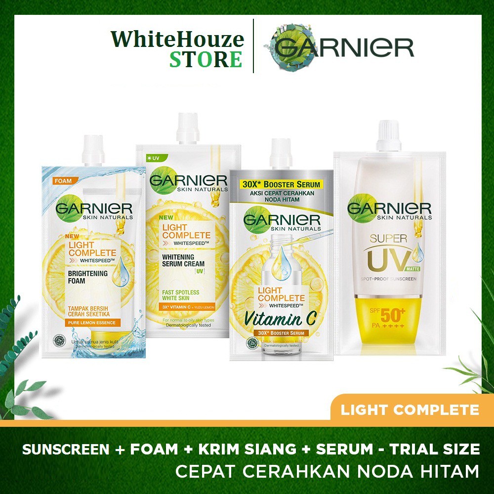Jual Garnier Light Complete Sachet TRIAL SIZE ( PAKET ) Shopee Indonesia