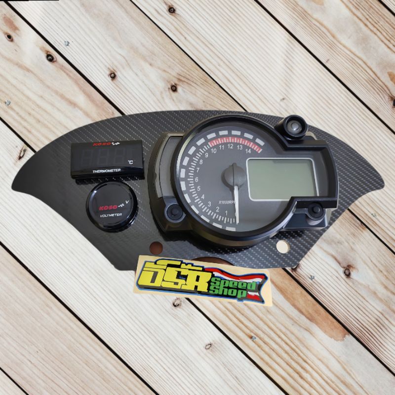 Jual Termurah speedometer spido koso rx2n digital PNP soket ori ninja