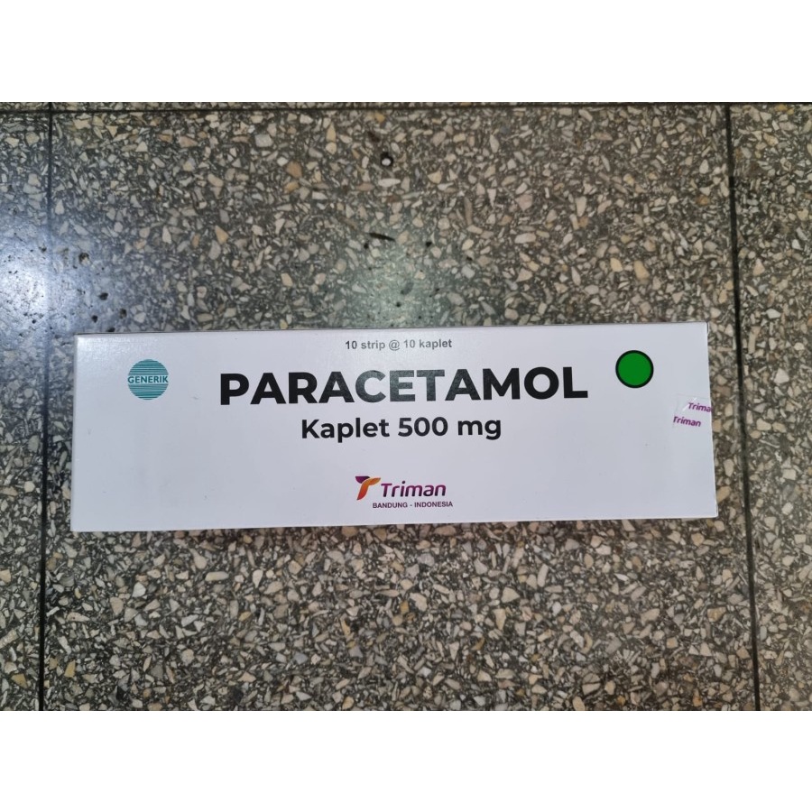 Jual 1 Box Paracetamol Tablet Triman Varian | Shopee Indonesia