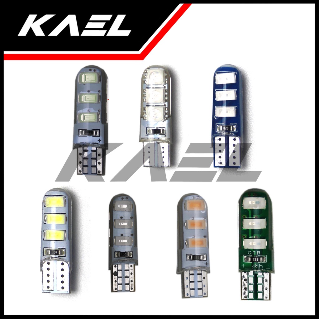 Jual LED Jelly T10 Universal Variasi 6 Titik Diam Strobo Kedap Kedip ...