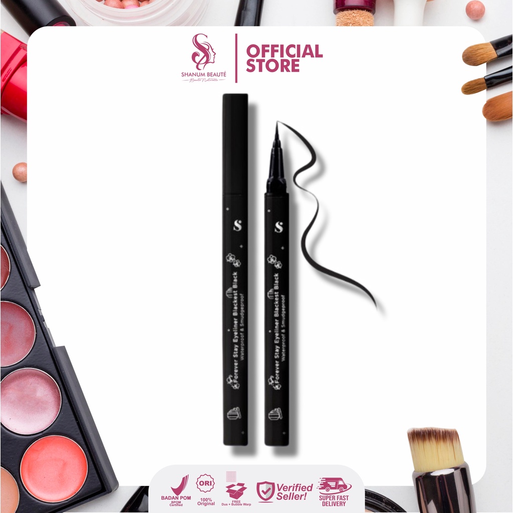 Jual Somethinc Forever Stay Waterproof Liquid Eyeliner Renewal