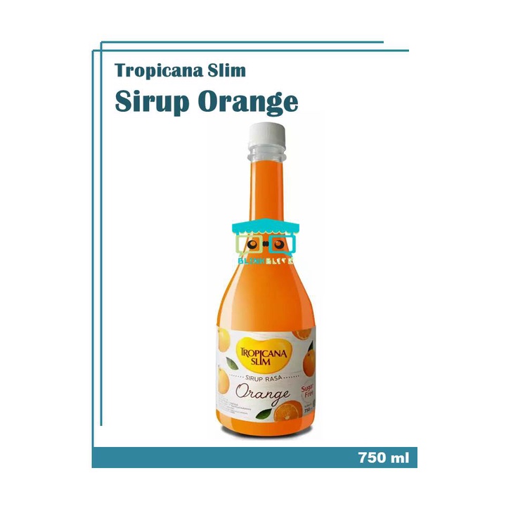 Jual Tropicana Slim Sirup Orange Syrup Jeruk 750 Ml Less Sugar Shopee