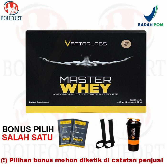 Jual Master Whey 14 Sachet Vectorlabs 14Sachet Protein Isolate Saset ...