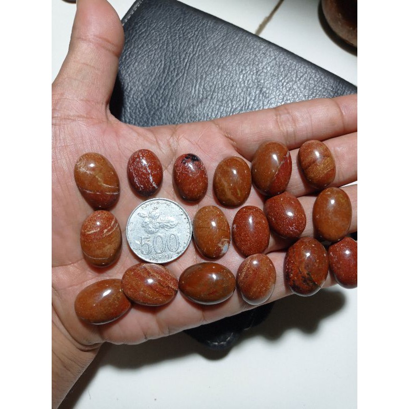 Jual natural akik ati ayam (red jasper) | Shopee Indonesia